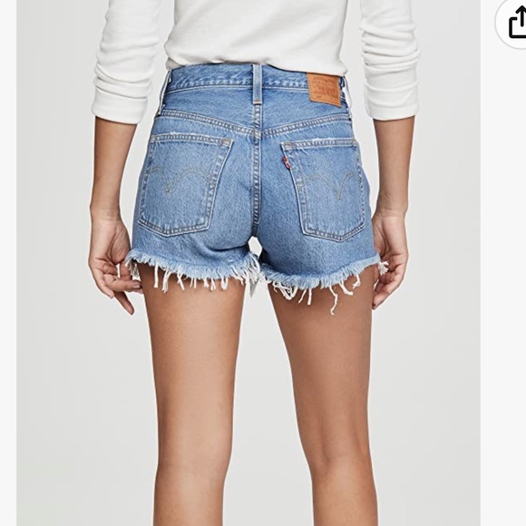 Levi’s woman’s premium 501 original denim shorts - Picture 2 of 12